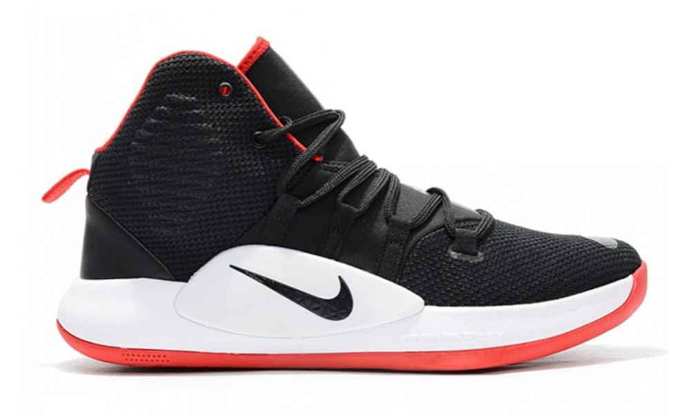 Nike hyperdunk red black best sale